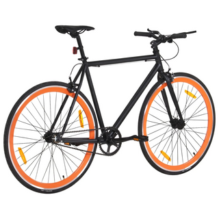 vidaXL Fixed Gear Bike Black and Orange 700c 51 cm - Giant Lobelia