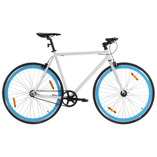 vidaXL Fixed Gear Bike White and Blue 700c 51 cm - Giant Lobelia