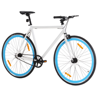 vidaXL Fixed Gear Bike White and Blue 700c 51 cm - Giant Lobelia