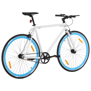 vidaXL Fixed Gear Bike White and Blue 700c 51 cm - Giant Lobelia