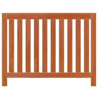 vidaXL Radiator Cover Wax Brown 108.5x19x84 cm Solid Wood Pine - Giant Lobelia