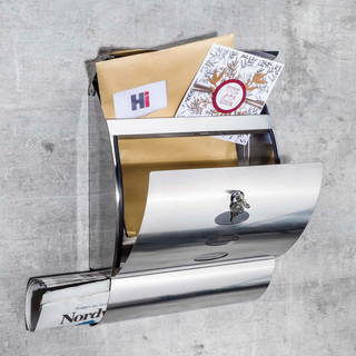 HI Letter Box Stainless Steel 30x12x40 cm - Giant Lobelia