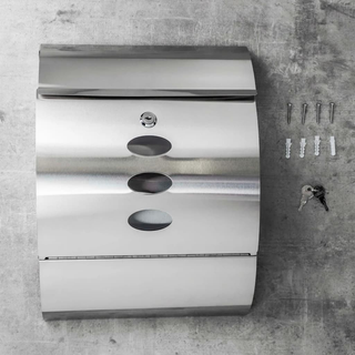 HI Letter Box Stainless Steel 30x12x40 cm - Giant Lobelia