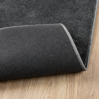 vidaXL Rug OVIEDO Short Pile Anthracite 140x200 cm - Giant Lobelia