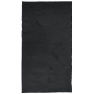 vidaXL Rug OVIEDO Short Pile Black 80x150 cm - Giant Lobelia