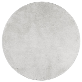 vidaXL Rug OVIEDO Short Pile Grey Ø 160 cm - Giant Lobelia