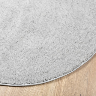 vidaXL Rug OVIEDO Short Pile Grey Ø 160 cm - Giant Lobelia