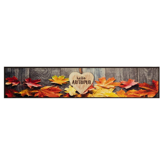 vidaXL Kitchen Rug Washable Autumn 60x300 cm Velvet - Giant Lobelia