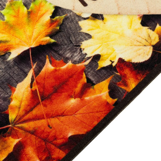 vidaXL Kitchen Rug Washable Autumn 60x300 cm Velvet - Giant Lobelia