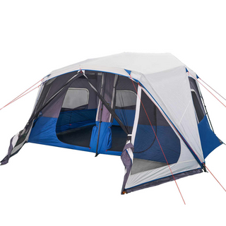 Camping Tent with LED Light 10-Person Green Light Blue - Giant Lobelia