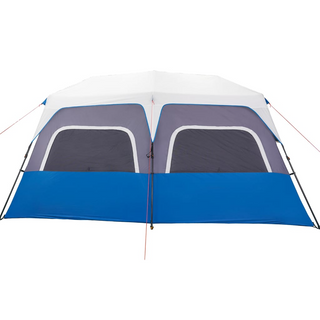 Camping Tent with LED Light 10-Person Green Light Blue - Giant Lobelia