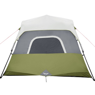 Camping Tent with LED Light 6-Person Light Green - Giant Lobelia