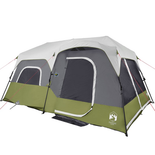 Camping Tent with LED Light 9-Person Light Green - Giant Lobelia