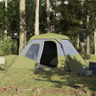 Camping Tent 6-Person Green Waterproof - Giant Lobelia