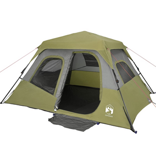 Camping Tent 6-Person Green Waterproof - Giant Lobelia