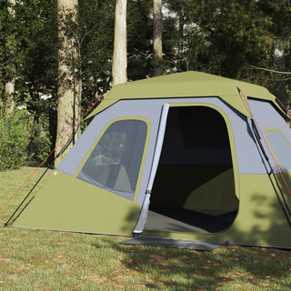 Camping Tent 6-Person Green Waterproof - Giant Lobelia