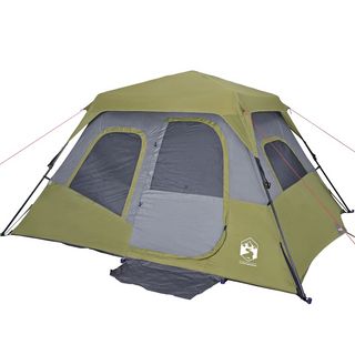 Camping Tent 6-Person Green Waterproof - Giant Lobelia