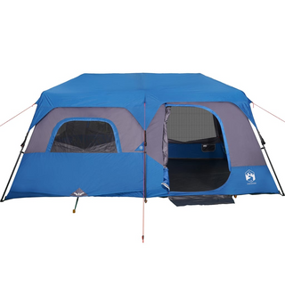 Camping Tent 9-Person Blue Waterproof - Giant Lobelia