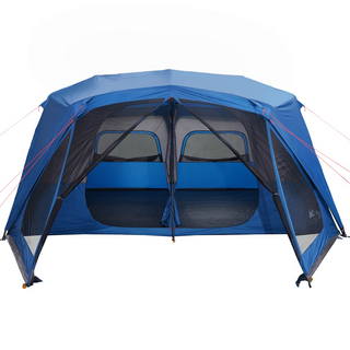 Camping Tent 10-Person Blue Waterproof - Giant Lobelia