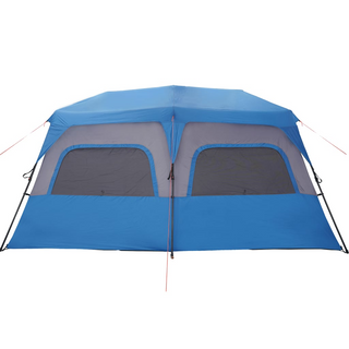 Camping Tent 10-Person Blue Waterproof - Giant Lobelia