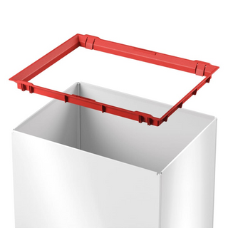 Hailo Waste Bin Big-Box Swing Size XL 52 L White 0860-231 - Giant Lobelia