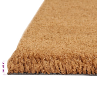 Door Mats 2 pcs Natural 40x60 cm Tufted Coir - Giant Lobelia