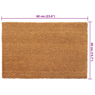 Door Mats 5 pcs Natural 40x60 cm Tufted Coir - Giant Lobelia