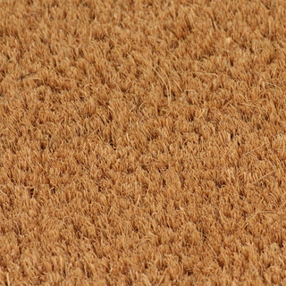 Door Mat Natural 50x80 cm Tufted Coir - Giant Lobelia