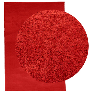 Rug OVIEDO Short Pile Red 200x280 cm - Giant Lobelia