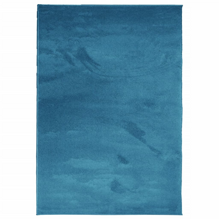 Rug OVIEDO Short Pile Turquoise 200x280 cm - Giant Lobelia