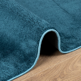 Rug OVIEDO Short Pile Turquoise 200x280 cm - Giant Lobelia