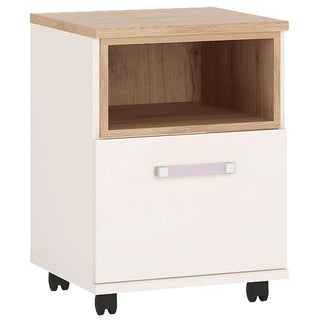 4KIDS 1 Door Desk Mobile with Lilac Handles - Giant Lobelia