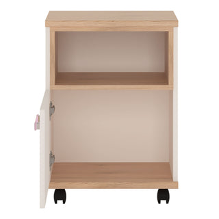 4KIDS 1 Door Desk Mobile with Lilac Handles - Giant Lobelia