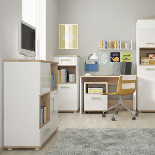 4KIDS 1 Door Desk Mobile with Lemon Handles - Giant Lobelia