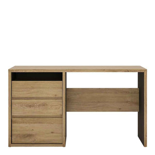 Shetland 3 Drawer Desk - Giant Lobelia