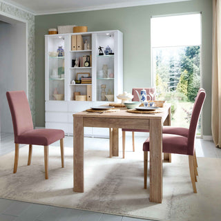 Extending Dining Table 140-180cm in Oak - Giant Lobelia