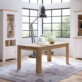 Extending Dining Table 160-200cm in Oak - Giant Lobelia