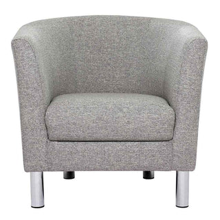 Cleveland Armchair in Nova Light Grey - Giant Lobelia