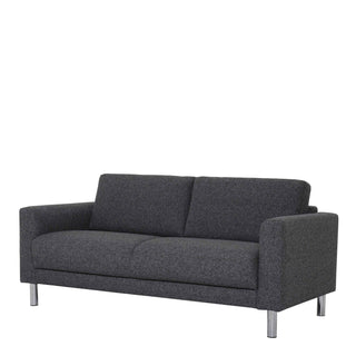 Cleveland 2-Seater Sofa in Nova Anthracite - Giant Lobelia