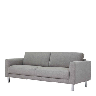 Cleveland 3-Seater Sofa in Nova Light Grey - Giant Lobelia