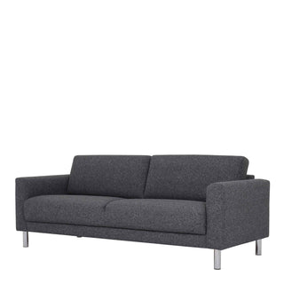 Cleveland 3-Seater Sofa in Nova Anthracite - Giant Lobelia