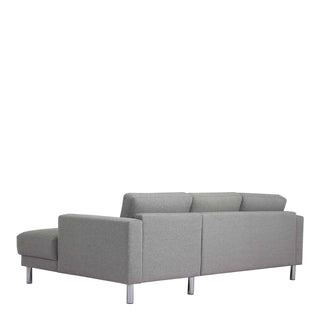 Cleveland Chaiselongue Sofa (RH) in Nova Light Grey - Giant Lobelia