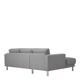 Cleveland Chaiselongue Sofa (LH) in Nova Light Grey - Giant Lobelia