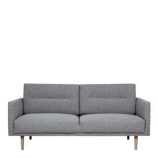 Larvik 2.5 Seater Sofa - Grey, Oak Legs - Giant Lobelia