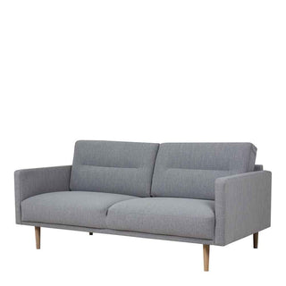 Larvik 2.5 Seater Sofa - Grey, Oak Legs - Giant Lobelia