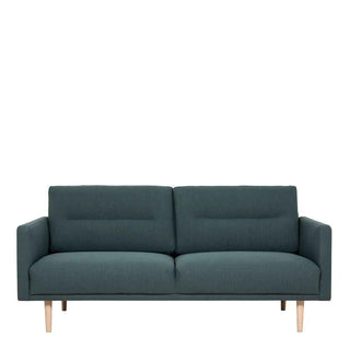 Larvik 2.5 Seater Sofa - Dark Green, Oak Legs - Giant Lobelia