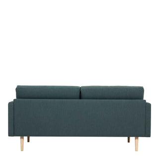 Larvik 2.5 Seater Sofa - Dark Green, Oak Legs - Giant Lobelia