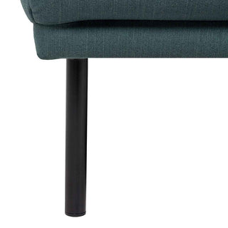 Larvik 2.5 Seater Sofa - Soul Dark Green, Black Legs - Giant Lobelia