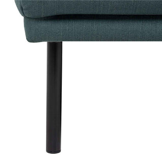 Larvik 3 Seater Sofa - Dark Green, Black Legs - Giant Lobelia