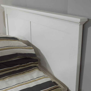 Paris Double Bed (140 x 200) in White - Giant Lobelia